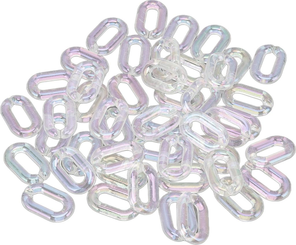 Acryl Gliederringe Transparent,Transparente Gliederringe,Acryl Gliederketten,Gliederketten,Acryl Gliederringe,Kettenglied Dekor
