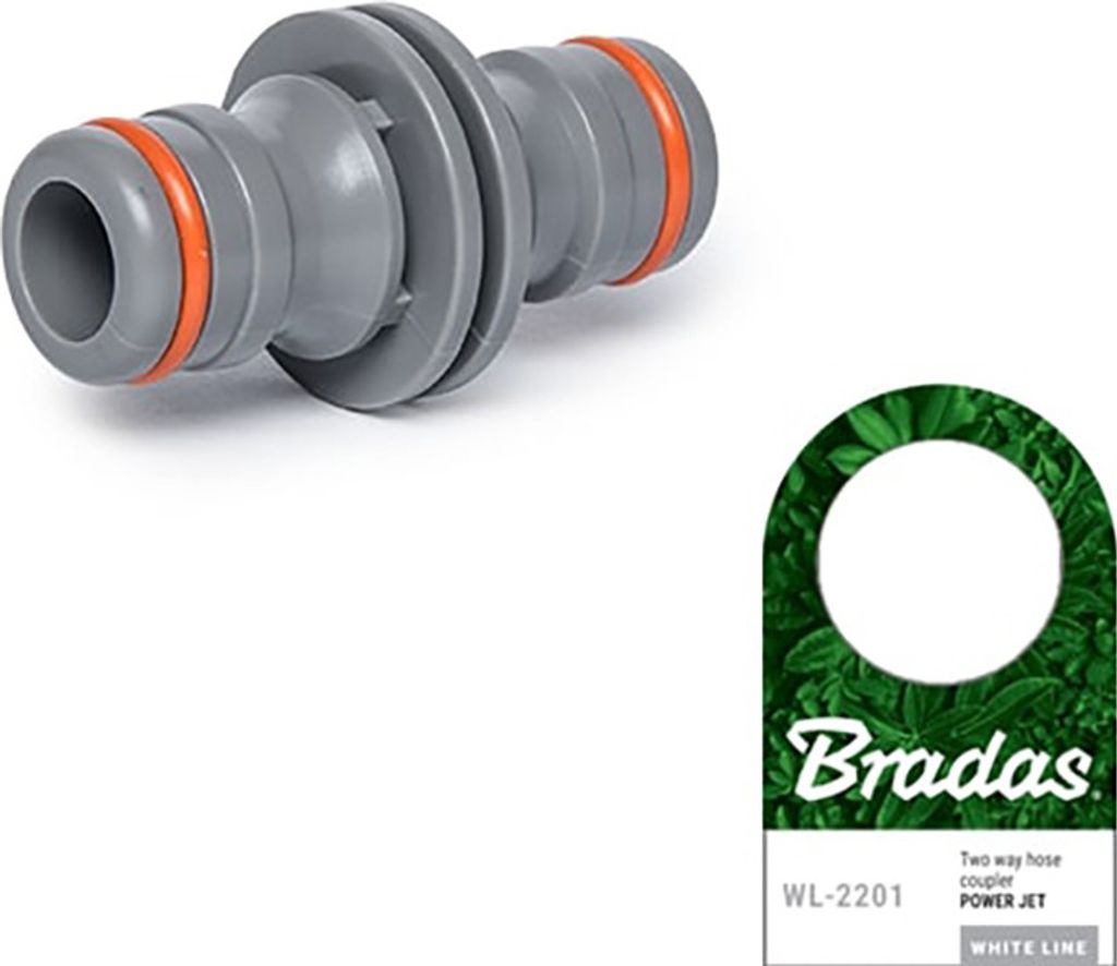 BRADAS Raccordo a innesto in PVC Connettore per tubo Immagine del prodotto 