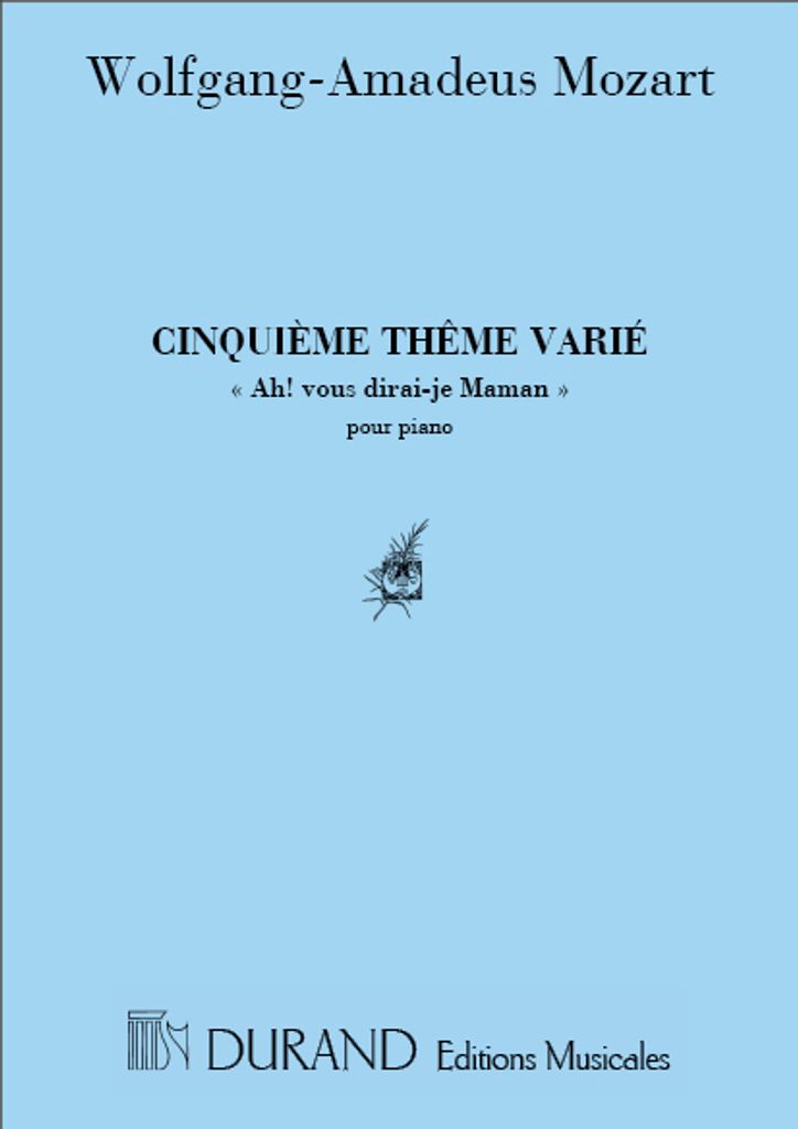 Ah vous dirai#je Maman pour piano