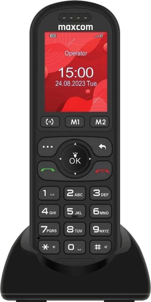 Maxcom Mm39d Telefono fisso cordless Trasparente Immagine del prodotto 