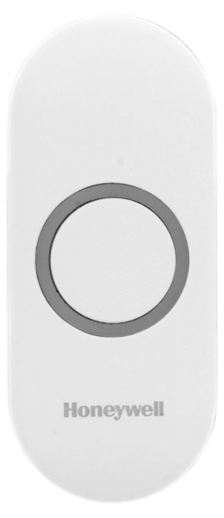Honeywell Funk Türklingel Taster - Funk Klingeltaster mit LED Beleuchtung - Wasserdicht IP55 Klingelknopf - 200M Reichweite mit Batterieanzeige - ...