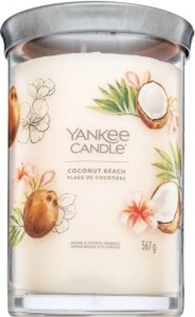 YANKEE CANDLE SIGNATURE BOUGIE PARFUMÉE OCEAN AIR GRANDE BOUGIE EN POT Avec Double Mche Mlange De Cire De Soja Combustio 64355173