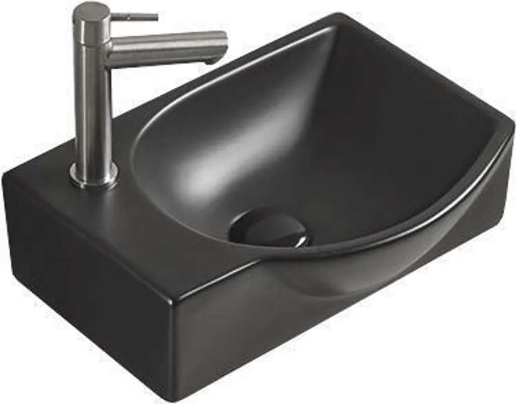 Lavandino Bagno Mexen Mista 40x28 Destro Nero Opaco - Offerta Online