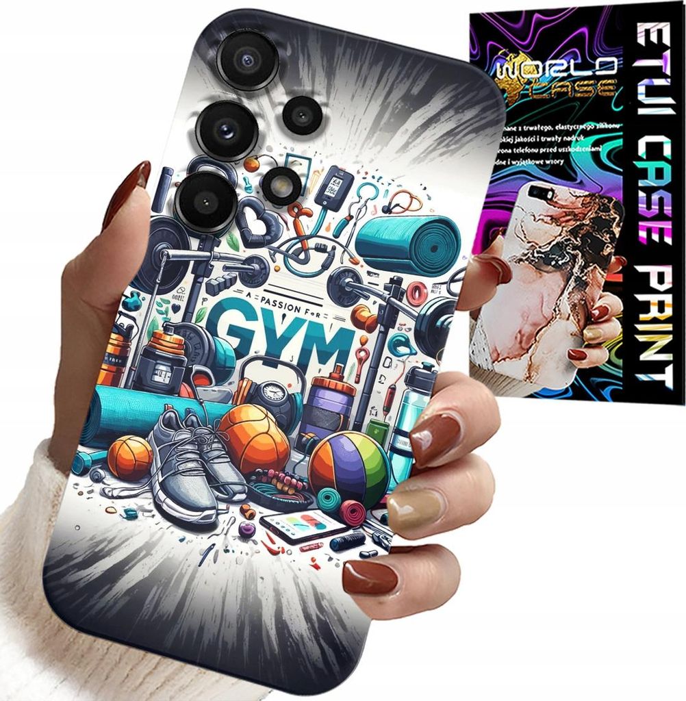 Etui Für Samsung Galaxy A32 5G - Gym Fitness Sport Etui + Glas