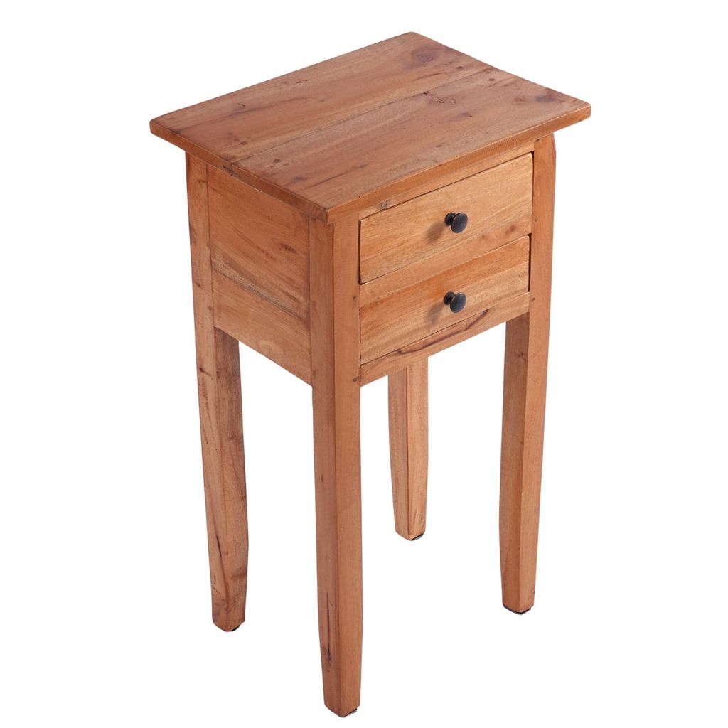 Noční stolek "RIKA" | teak, 70 cm | noční stolek, telefonní Obrázek produktu 