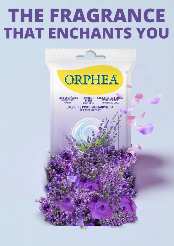 Stop Électricité Statique Sèche-Linge : Chiffons Orphea Lavande - 20 pcs - 4