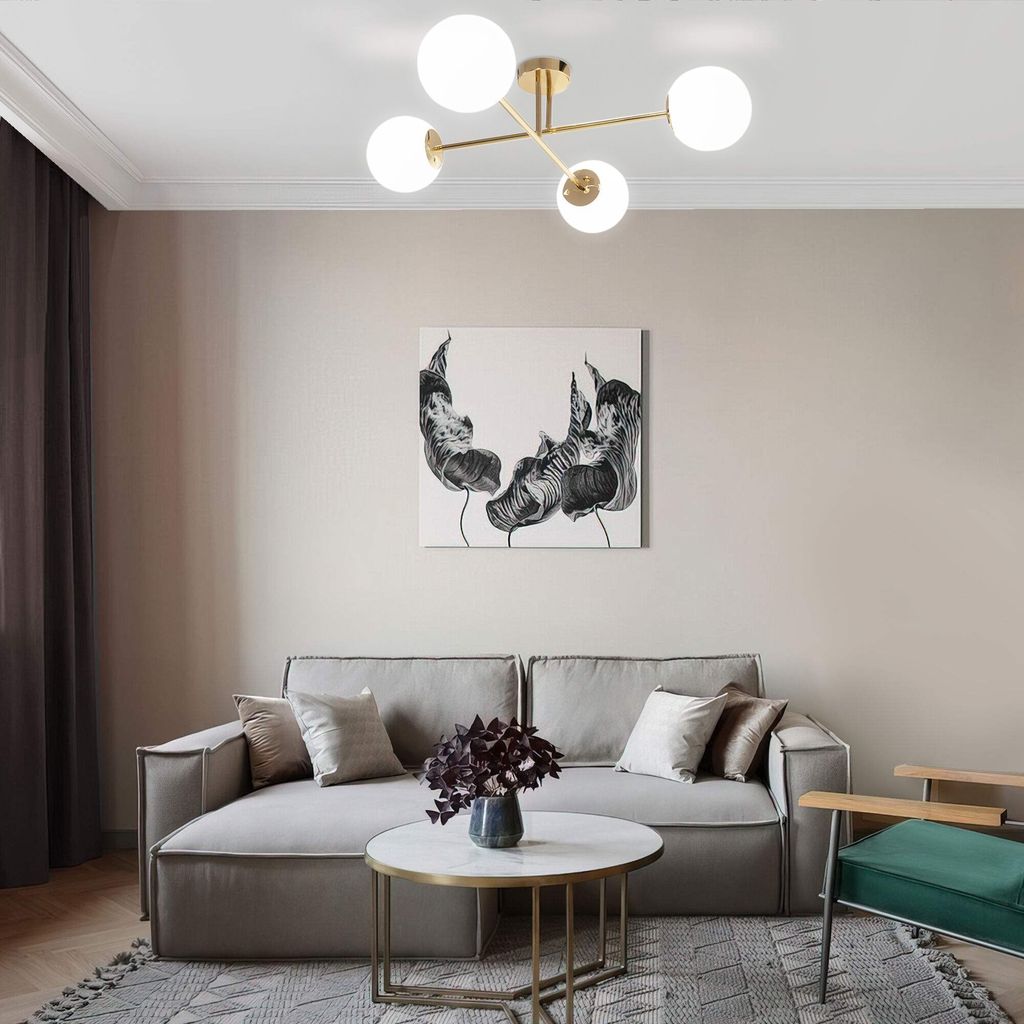 Stropní Svítidlo Toolight App1248-4Cp Gold Obrázek produktu 5