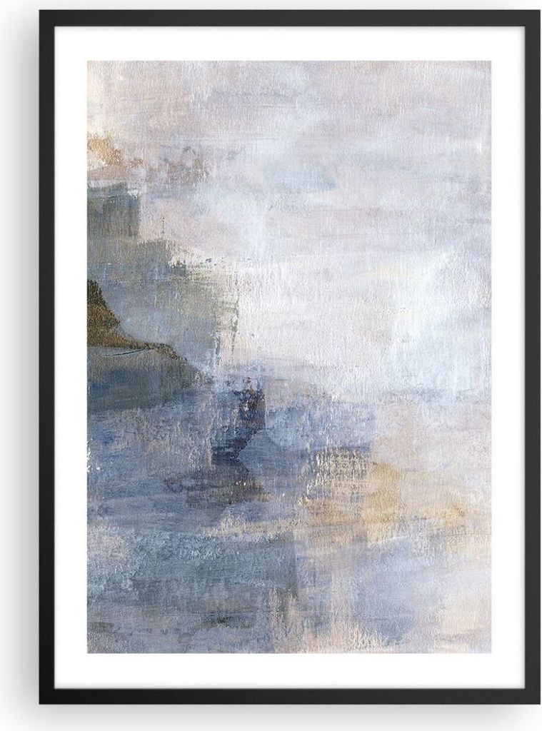 Gerahmtes Poster - Schwarzer Rahmen - Leicht modern informell - 50x70 cm - Wand Bild - Wanddeko - Wandbilder - Kunstposter - Wandposter - Bilderrah...