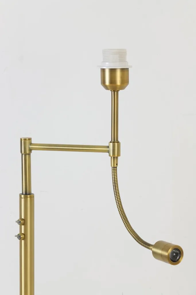 Lampadaire de salon en métal bronze style industriel Calgary LED E27 - 4