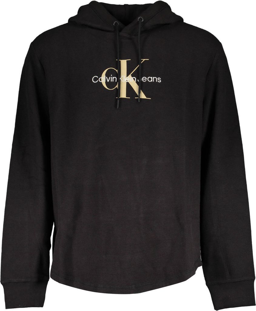Stylischer Herren-Hoodie: Schwarz, Langarm & Kapuze – Produktbild 