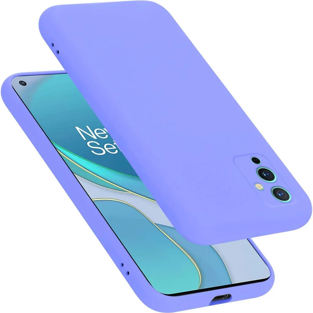 Cadorabo Cover OnePlus 9 Silicone Liquido Antigraffio Protettiva
