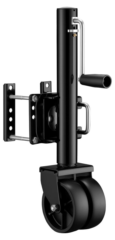 Wiltec roue jockey double jusqu'à 680 kg, béquille de Image du produit 