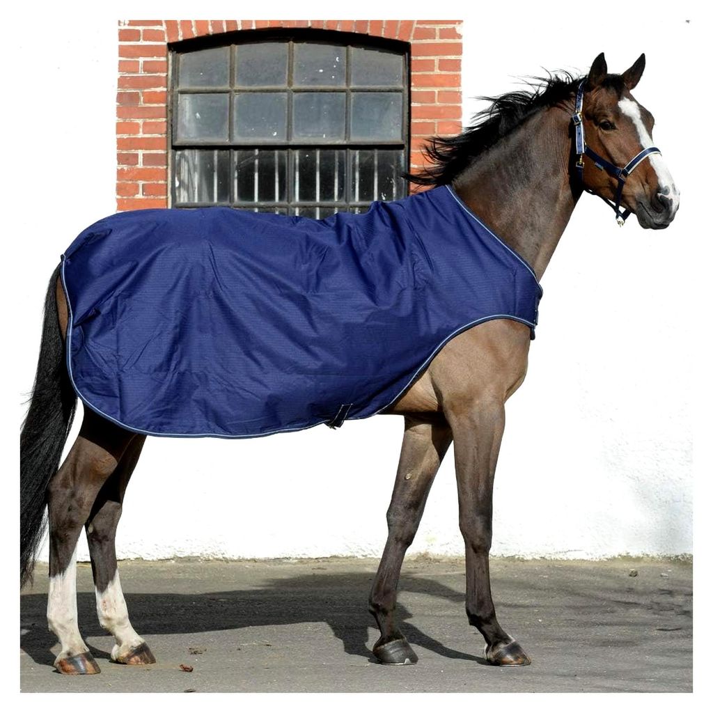 Bucas Walker Rug 50g - Navy/Silver - Nierendecke, Größe:125