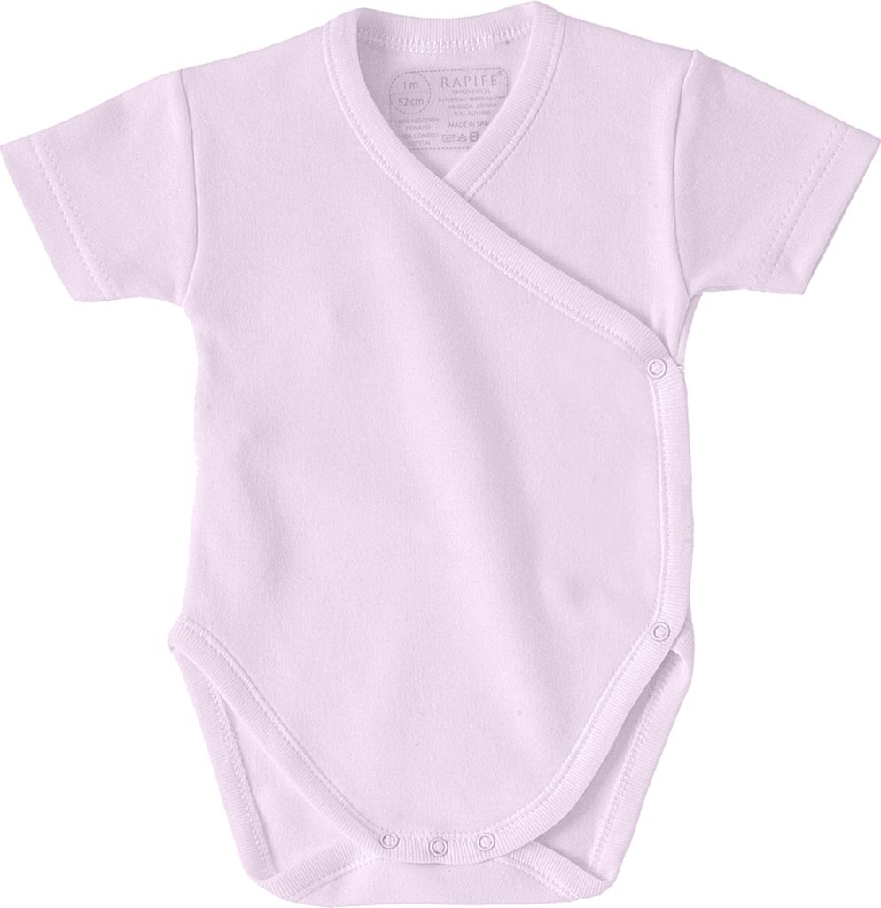 Rapife Wickelbody Kurzarm Pink Gr. 56