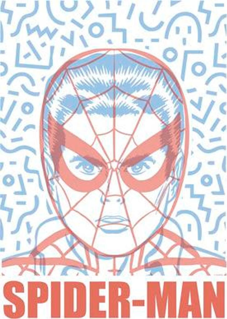 Poster Marvel Spider-Man Face 30x40 cm
