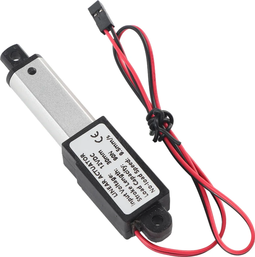 Mini Actionneur Linéaire 12V 30mm : Solution Compacte 90N Étanche - 4