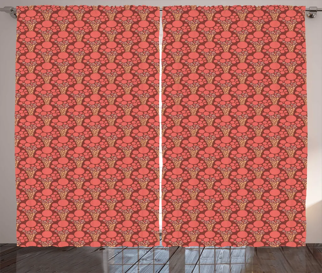 Tenda Abakuhaus 280x175 cm Geometrica Vintage Salmone e Taupe