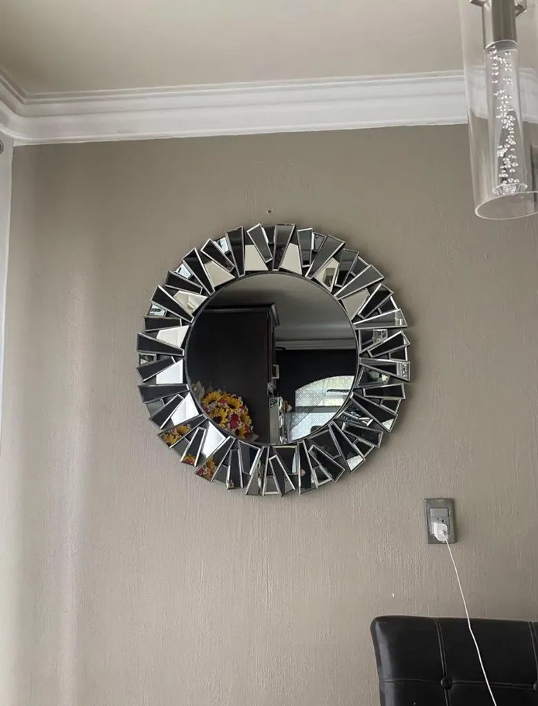 Miroir Vortex 80cm - Solution déco pour agrandir une pièce sombre