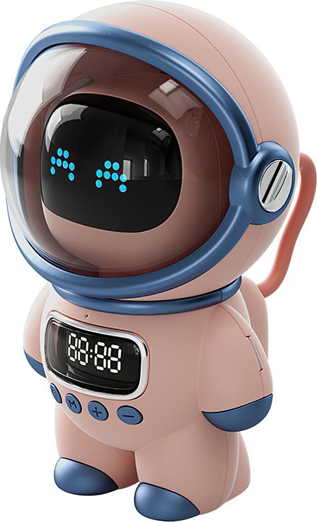 Astronauten Bluetooth Lautsprecher mit Lichteffekten, Tragbarer Intelligenter Lautsprecher für Wohn- & Schlafzimmer