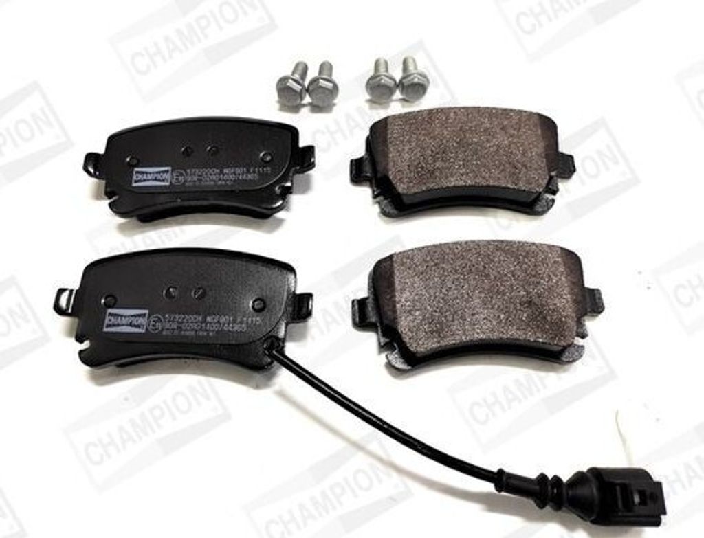CHAMPION Bremsbeläge Satz Hinten Bremsklötze für VW Transporter V Bus (7HB, 7HJ, 7EB, 7EJ, 7EF, 7EG, 7HF, 7EC) 573220CH