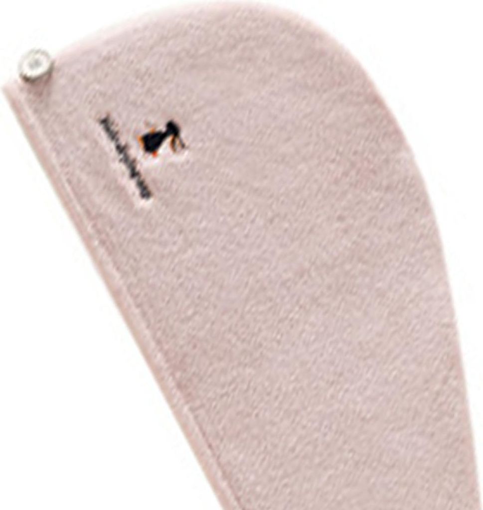 Haartuch Wrap Schnell Trocknend Koralle Fleece Einstellbare Größe Atmungsaktiv Komfortabel für Frauen Rosa Kaninchen