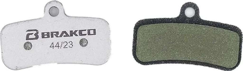 Brakco Silent Mineral Shimano M6120/m7120/m8120/m9120 Scheibenbremsbeläge Silber Silber One Size