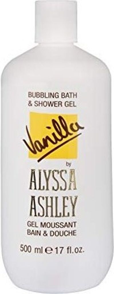 Vanilla by Alyssa Ashley 17oz Bubbling Bath & Shower Gel for Women