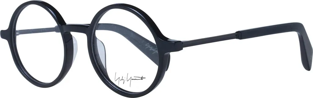 Lunettes de vue Yohji Yamamoto YY1006 47002 style vintage rond chic noir