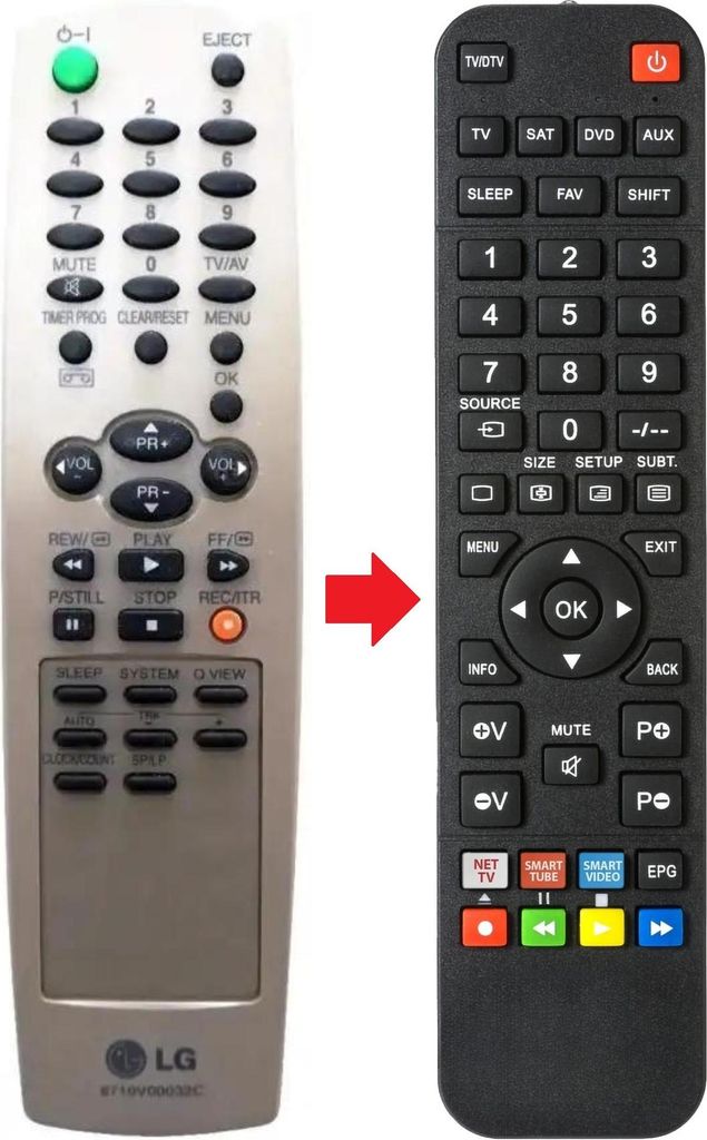 Fernbedienung passend für LG 6710V00032C