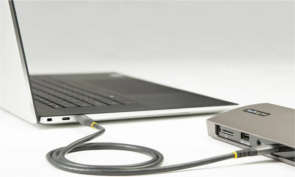 Câble USB 3.1 Gen 2 Type-C 10Gbps - StarTech USB31CCV1M Noir et Gris