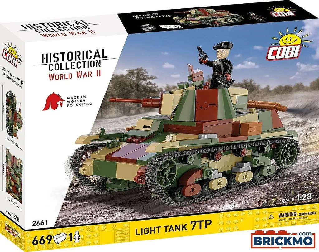 Char 7TP Cobi 2661 : Maquette sans Colle Durable et Facile à Assembler