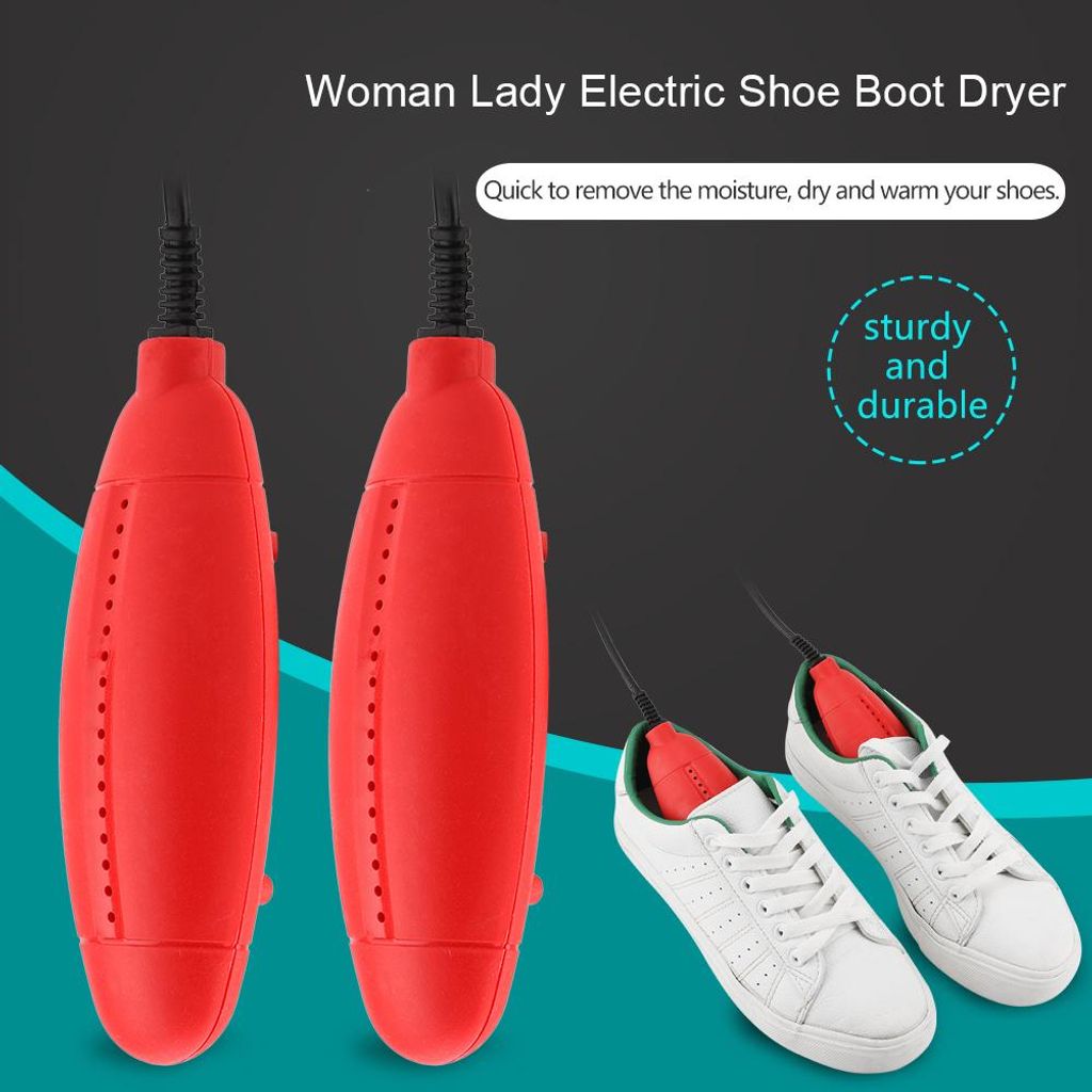 Frau Dame Elektrische Schuh Stiefel Trockner Wärmer Deodorant Gerät Fußschutz