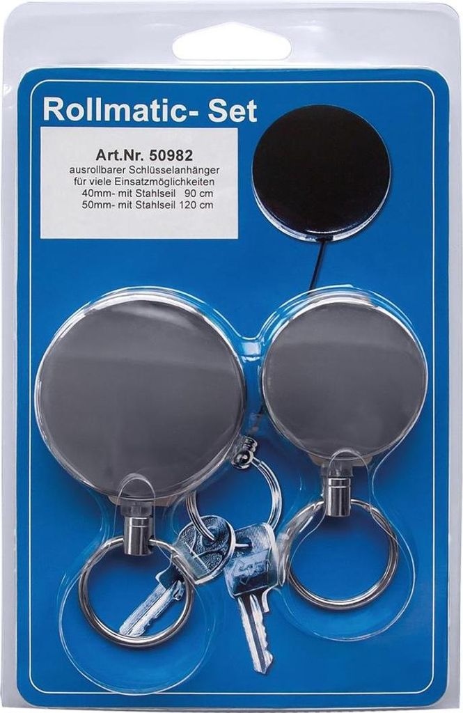 Rollmatic-2er-Set 30492+30493 m.Stahlseil