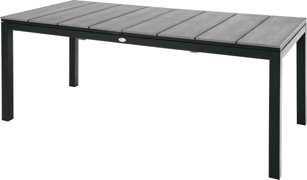 di volio Gartentisch BARLETA aus Aluminium in Holzoptik Produktbild 