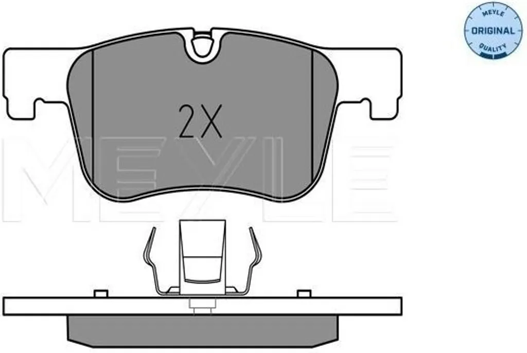 Garnitures de frein haute endurance MEYLE 0252550618 pour BMW G20 F82