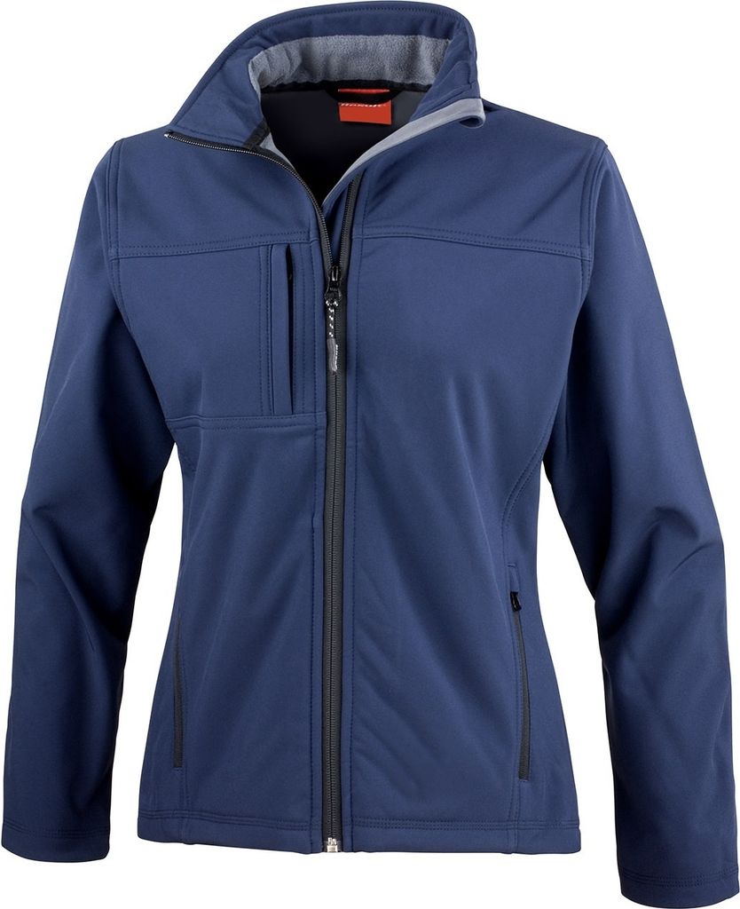 Result - "Classic" Softshelljacke für Damen RW9087 (36 DE) (Marineblau)