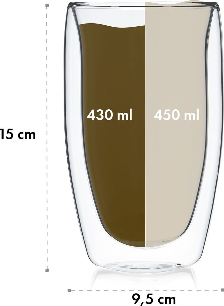 Glaswerk Latte Macchiato Gläser Doppelwandig, Gläser Set Produktbild 7