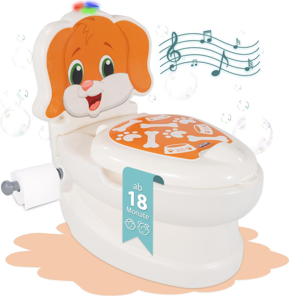 Töpfchen mit Spülgeräusch Hund, Kindertoilette Produktbild 