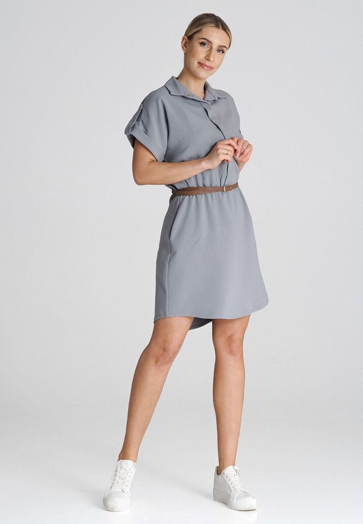 Figl Minikleid für Frauen Magassouba grau M