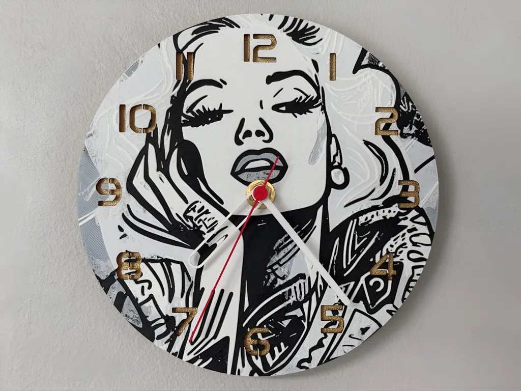 Objet de Décoration Marilyn Monroe Ø 245mm - Idée Cadeau Prestige Ciné