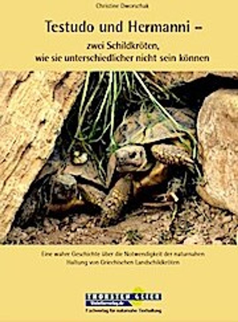 Testudo und Hermanni - zwei Schildkröten, wie sie unterschiedlicher nicht sein können
