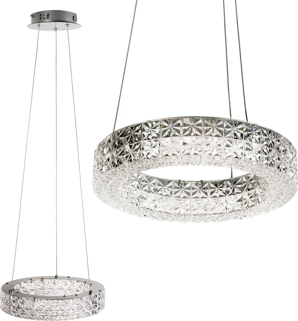 Suspension LED Toolight MS003-CP Chrome 28cm pour Éclairage de Table