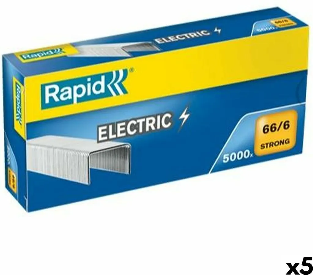 Rapid Agrafes 66/6 Fortes en Acier Galvanisé 25000 Pièces Ultra Résistantes - 2