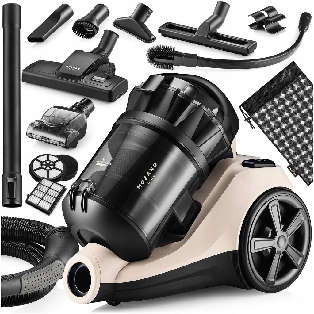 Mozano Max Cyclonic 4000 Bodenstaubsauger, 899 W, 3 l, HEPA Produktbild 