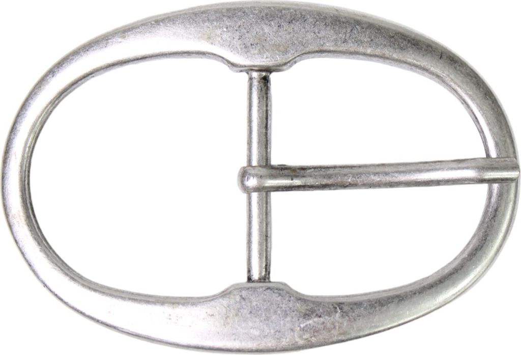 FRONHOFER Gürtelschnalle für 4 cm Riemen, antik silber, Dornschnalle