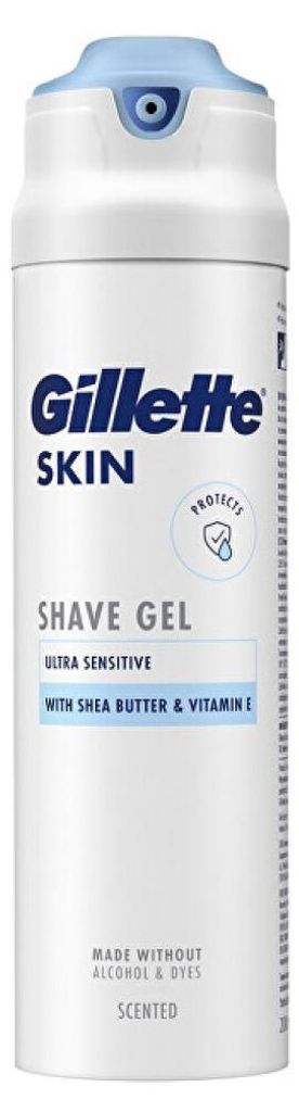Gillette Sensitive Skin żel do golenia 200 ml Immagine del prodotto 