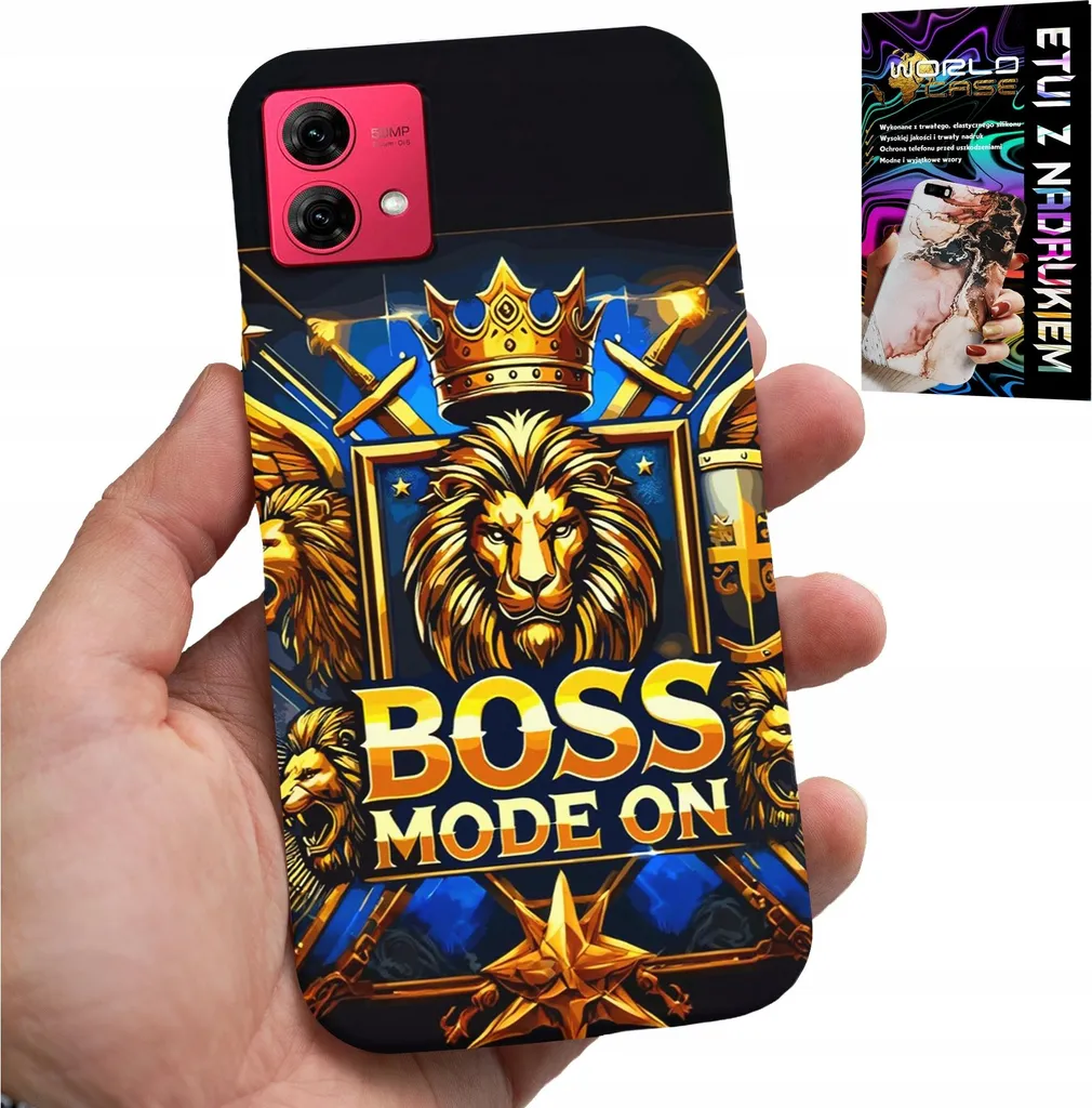 Cover Motorola Edge 40 Neo Leone Reale | Design Esclusivo + Foil
