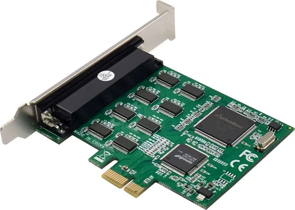 Carte d'interface InLine 8 ports RS-232 avec connecteur D-Sub 9