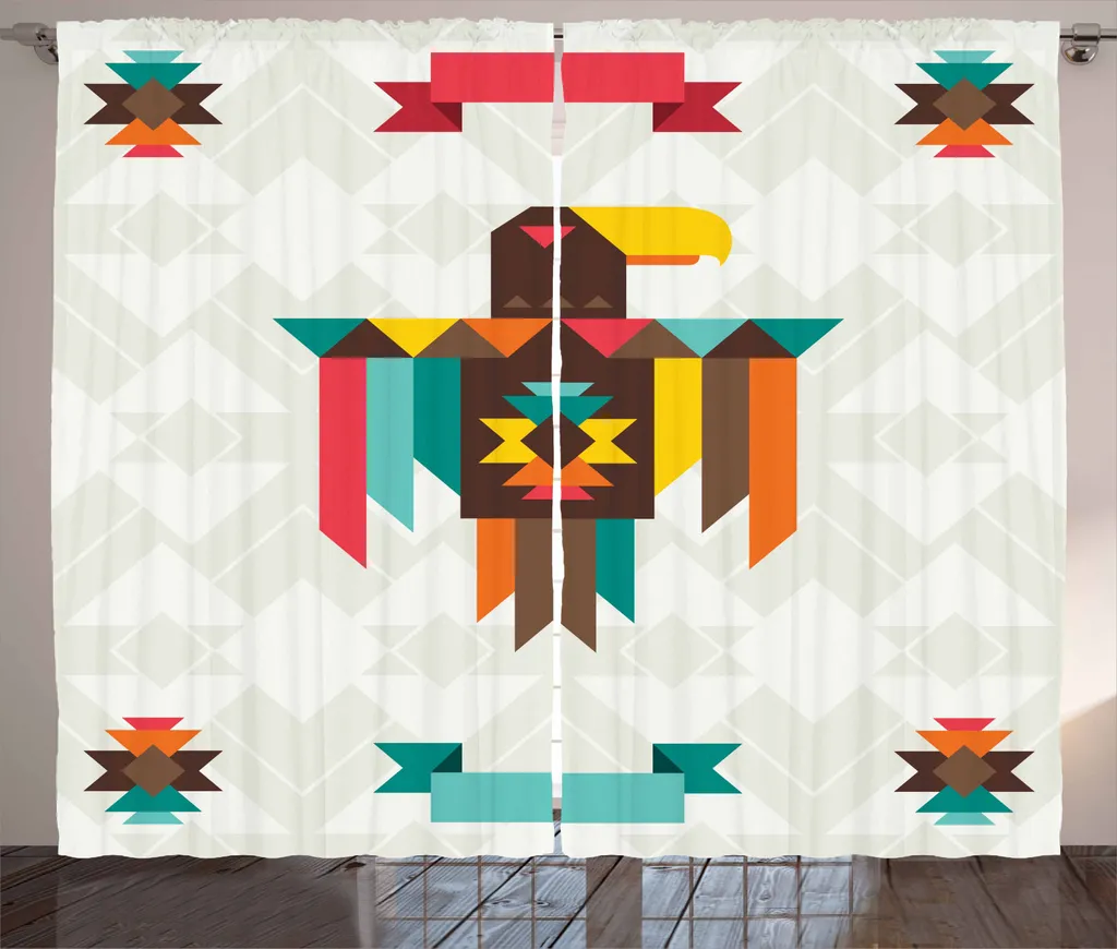 Tenda Rustica Folk Totem Aquila ABAKUHAUS 280x245 cm Soggiorno