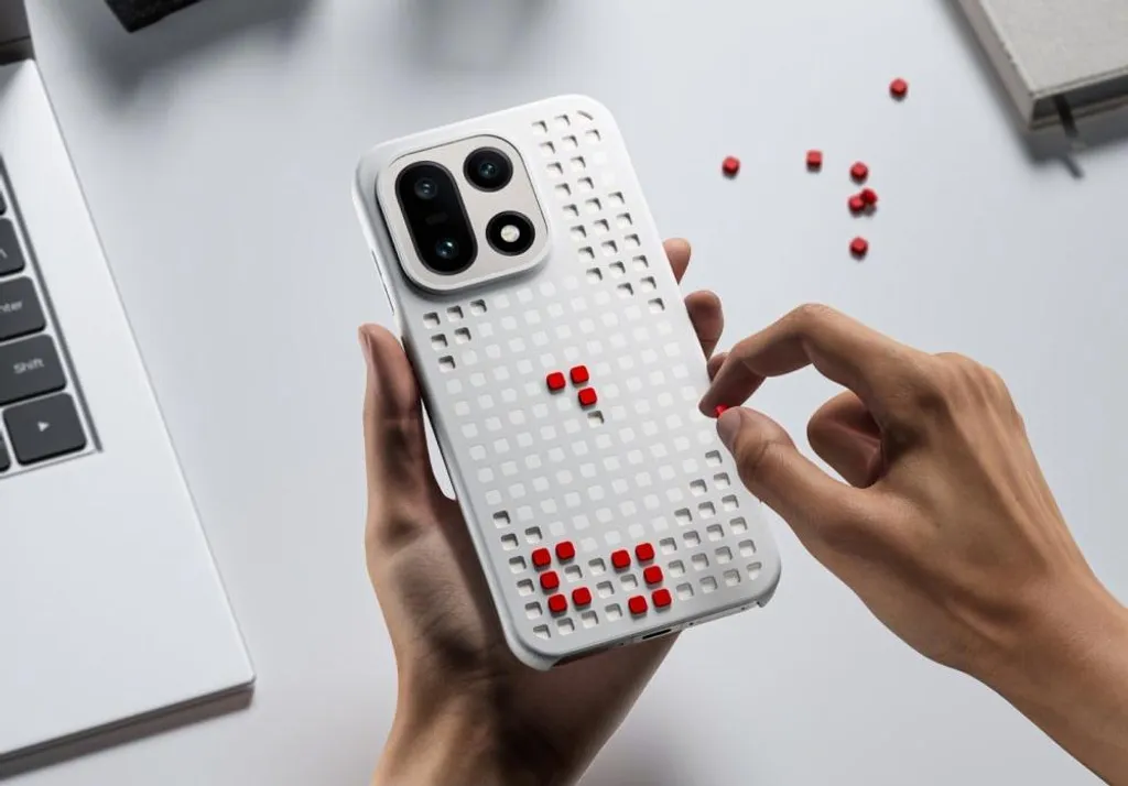 Coque Magnétique OnePlus 15 Grise - Étui de Protection Perforé Pro - 4